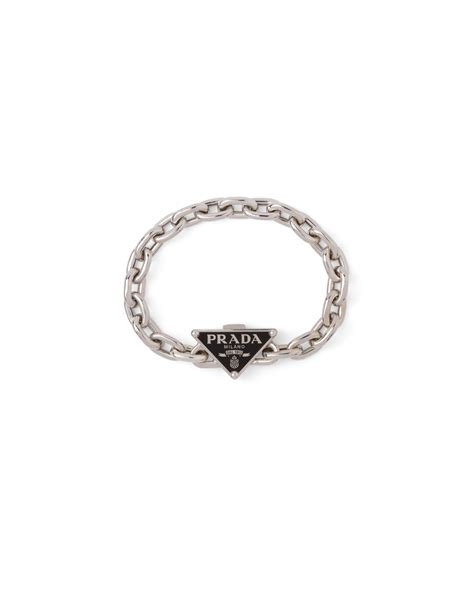 prada wrist band|prada silver jewelry.